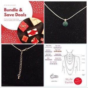 Emerald City Sphere pedant & necklace